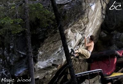 German climber in "One Summer in Paradise"